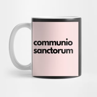 communio sanctorum, pink Mug